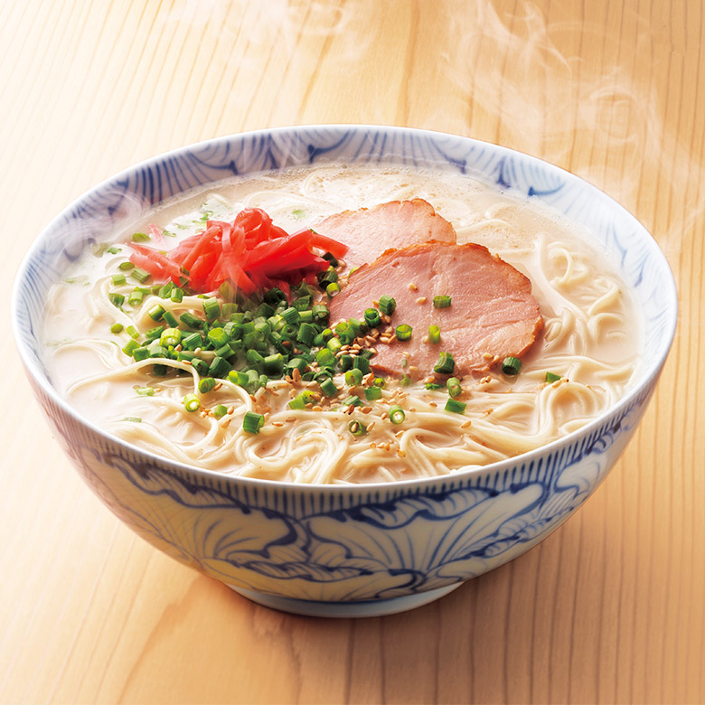 長浜ラーメン３食(半生めん）　味の明太子ふくや