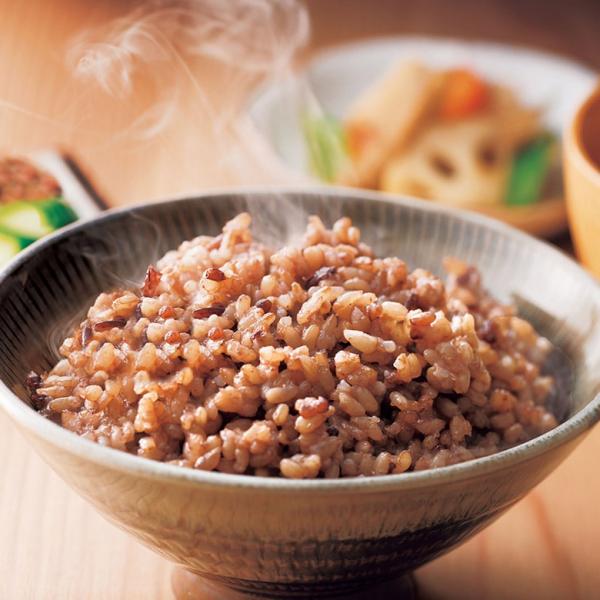 九州素材の寝かせ玄米54食セット 赤米黒米ブレンド 味の明太子ふくや