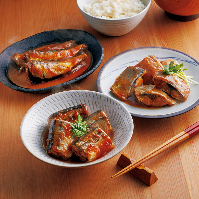 お魚のぴりり煮セット3種