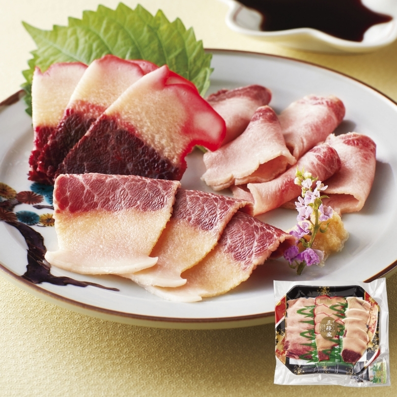 くじら三種盛り