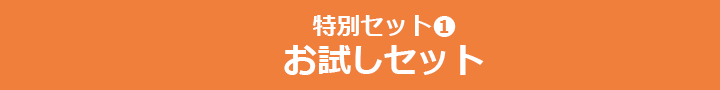 特別セット１　お試しセット