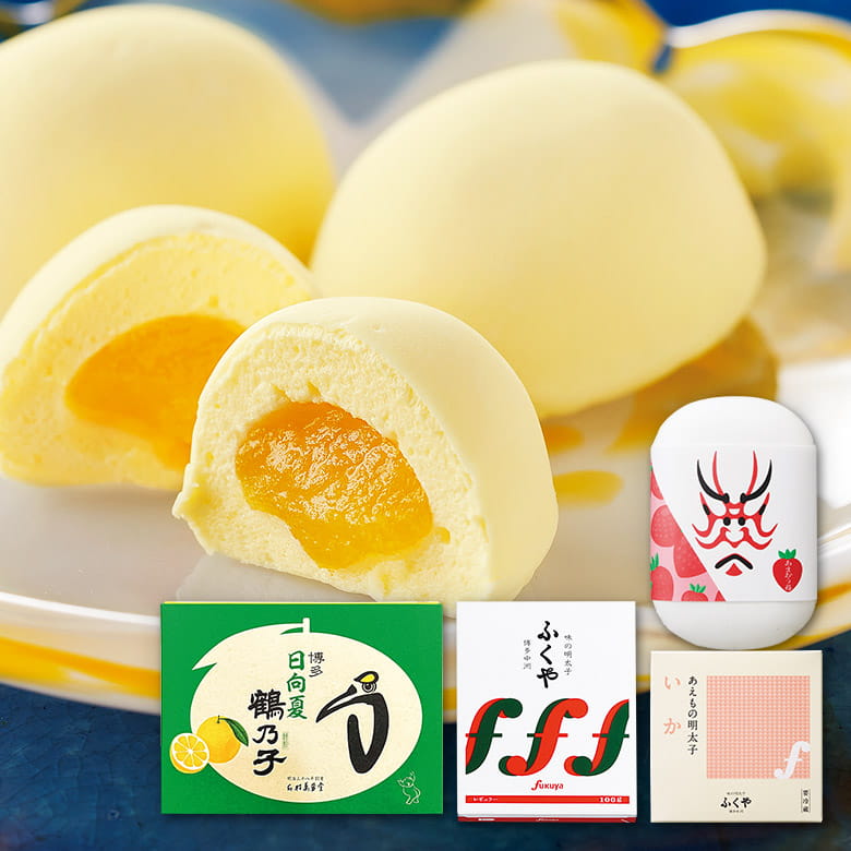 明太子と夏のスイーツセット