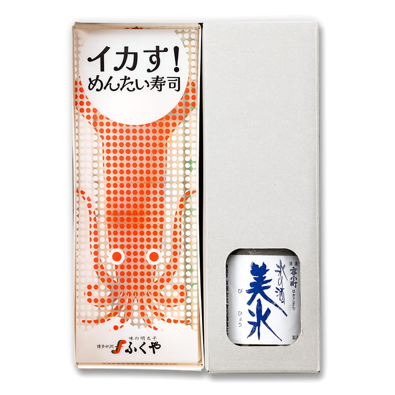 イカす!めんたい寿司と氷のお酒美氷セット