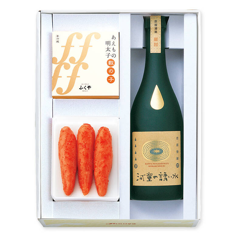 明太子・あえものと芋焼酎詰合せ