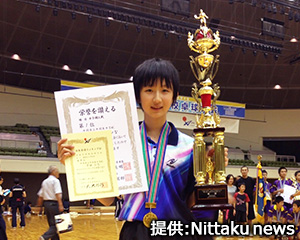 早田ひな選手