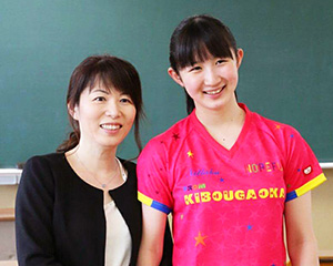 早田ひな選手