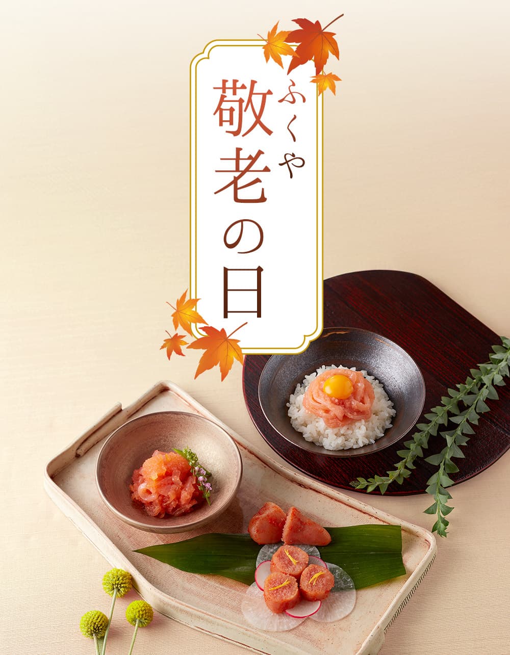 明太子とご飯のお供で感謝を伝える | 敬老の日ギフト特集2026