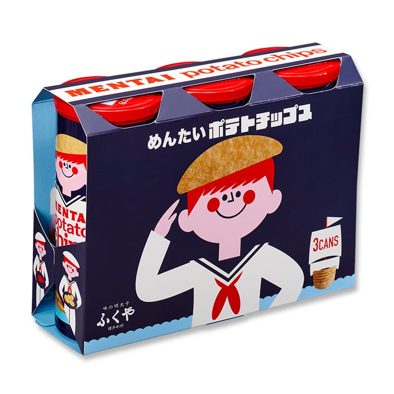 めんたいポテトチップス3本セット