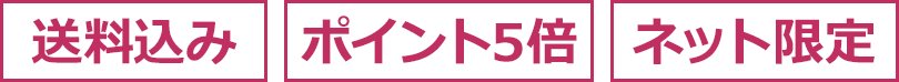 送料込み ポイント5倍 ネット限定
