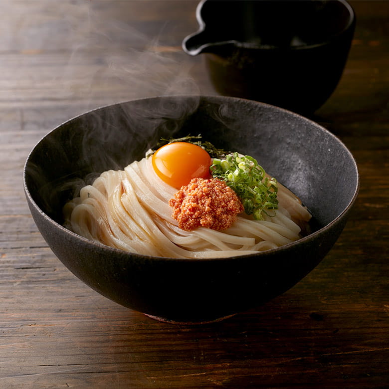 博多めんたい釜玉うどん