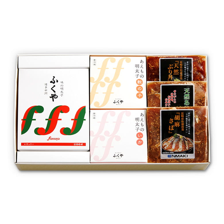 明太子と松浦港の海鮮丼ぶり詰合せ