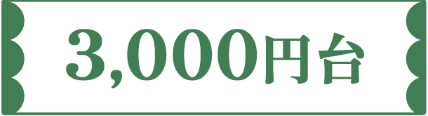 3,000円台