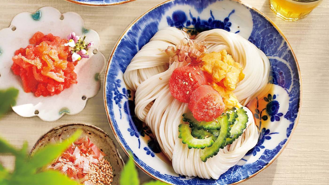 沖縄風ゴーヤ冷麺