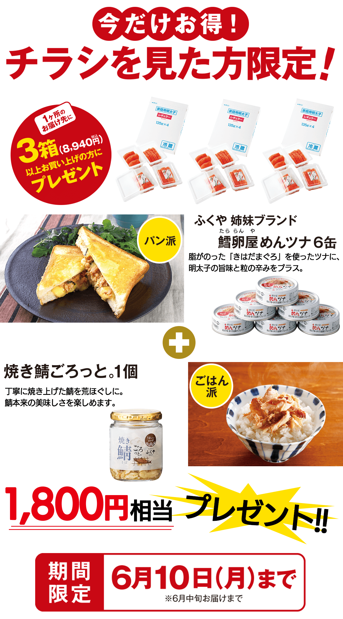 チラシを見た方限定
