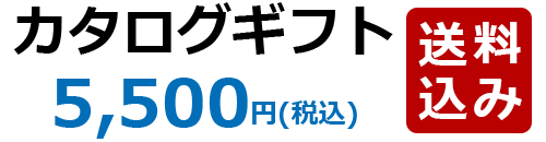 カタログギフト5,500円(税込)送料込み