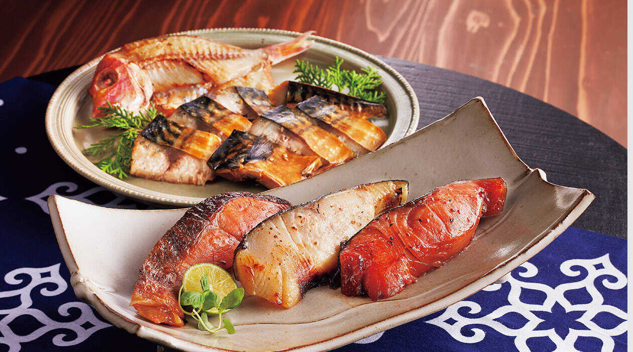 【9月】進藤商店鮮魚干物詰合せ（木箱入）