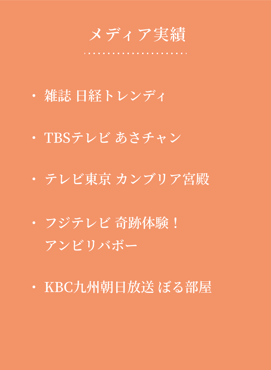 メディア実績