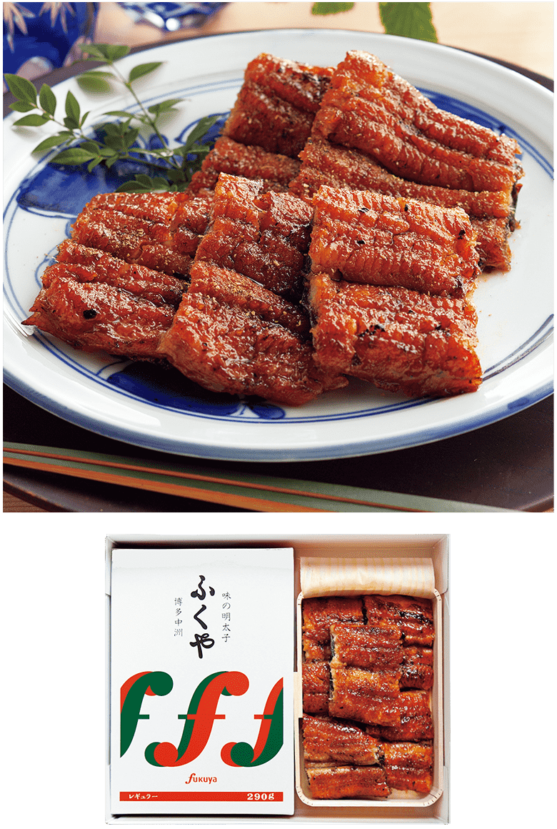 明太子と吉塚うなぎ屋うなぎ蒲焼詰合せ