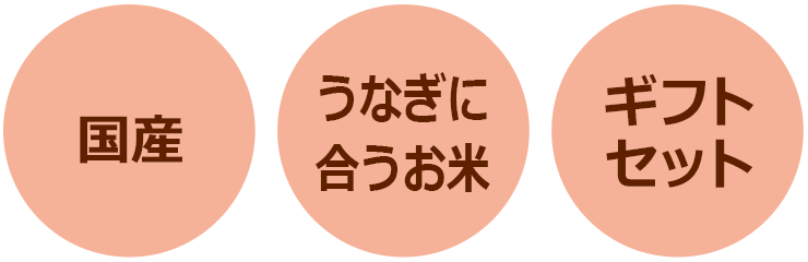 国産 うなぎに合うお米 ギフトセット