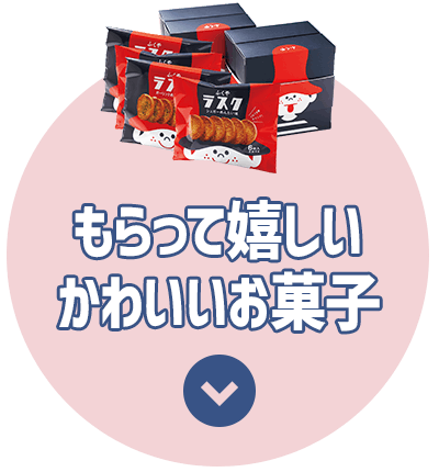もらって嬉しいかわいいお菓子